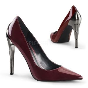 Demonia red voltage metal heels